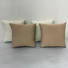 Kit 4 Capas Almofada 45x45 Tecido Blackout Luxo Decoração Sala Sofá Poltrona