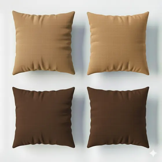 Kit 4 Capas de Almofada 40X40 Tecido Black Resistente e Encorpado Para Sala Sofá Moderna Decoração