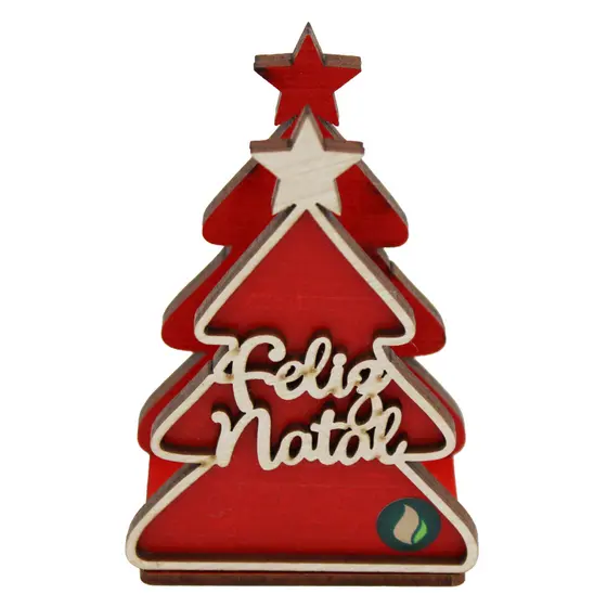 Porta Guardanapos Em Formato De Árvore De Natal MDF Decoração