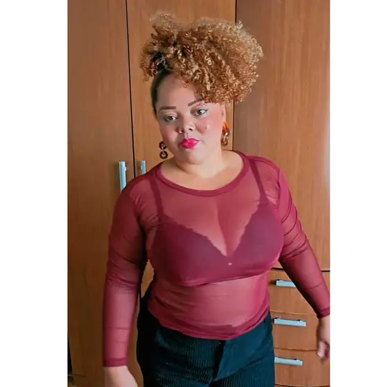 Blusa Femina tule Manga Longa Aninimal Print Zebra, OnçLisaa e Preto