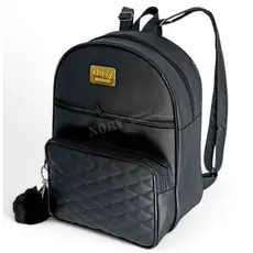 Mochila Feminina Premium Couro Sintético Antifurto Impermeável Grande Elegante + CHAVEIRO POMPOM