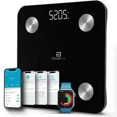Balança Digital Bioimpedância 180kg Inteligente Bluetooth Smart App IMC Gordura Corporal Panda Plus