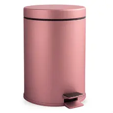 Lixeira Rose Gold 5L Inox Com Pedal e Cesto Removível Crie & Construa