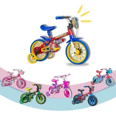 Bicicleta  Infantil Aro 12 +3 Anos Bicicletinha Menino Nathor Bicicleta Criança Roda Treinamento