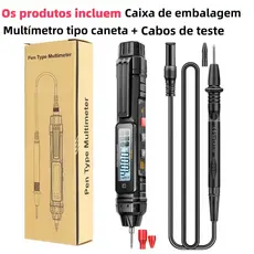 Caneta Multímetro Testador de Tensão AC/DC de Alta Precisão com Indução NCV