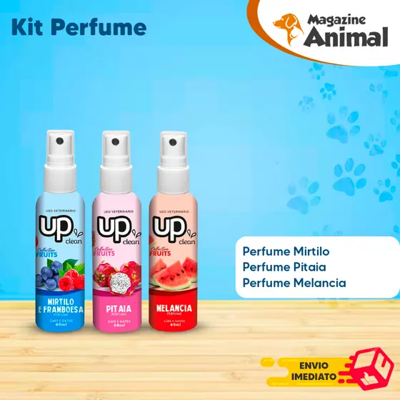 Perfume para cachorro kit com 3unidades