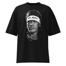 Camiseta Masculina Oversized Neymar 100% Jesus