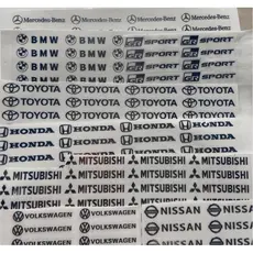 4/8/12pcs Decalques Metálicos Da Marca Automóvel Com Revestimento De Prata De Painel De Controle De Áudio Automático