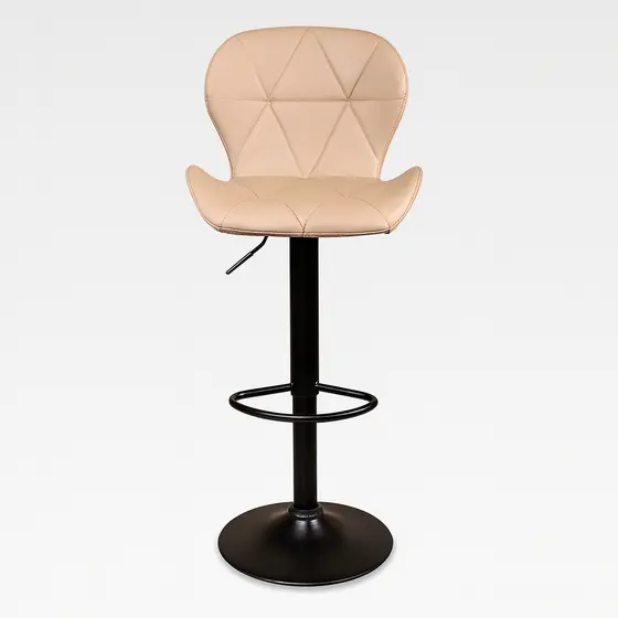 Banqueta Slim Base Preta Alta Giratória com Regulagem – Design  Confortável Masterchair