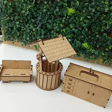 Brinquedo Infantil Para Casinha de Bonecas em MDF ideal Para Crianças de 5 a 10 anos