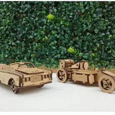 Carrinho de Brinquedo Lego Colecionável Fórmula 1 e Conversível Para Decoração 18 centímetros em MDF