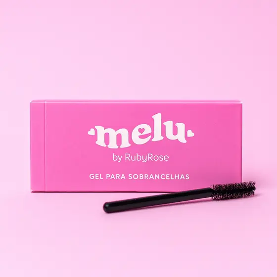 Gel Incolor para Sobrancelhas Melu Ruby Rose Modelador Fixação Duradoura Efeito Natural