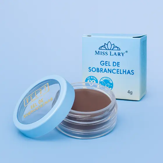 Gel de Sobrancelhas Universal Miss Lary – Textura Cremosa, Vegano e Cruelty Free