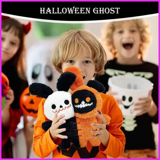 Halloween Pelúcia Dos Desenhos Animados Cama Colecionável Carro Quarto Decoração Fantasma Brinquedo De Para Casa Meninos