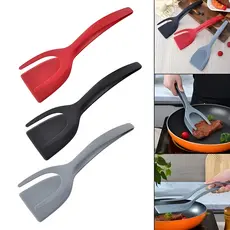 Espatula De Nylon Multiuso Com Pegador Para Ovos Bife Panqueca Tapioca