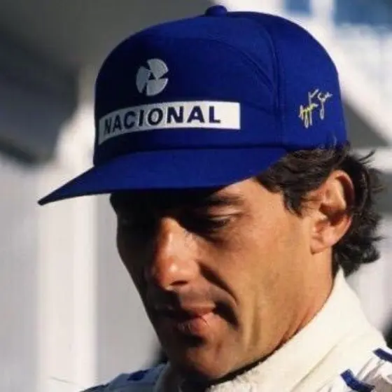 Boné Nacional Senna Retrô Fórmula 1 Mega Promoção