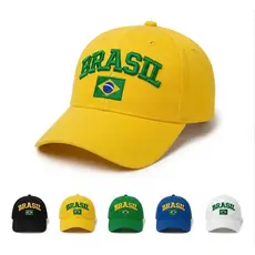 Boné Brasil Seleção Brasileira Aba Curva Unissex Ajustavel