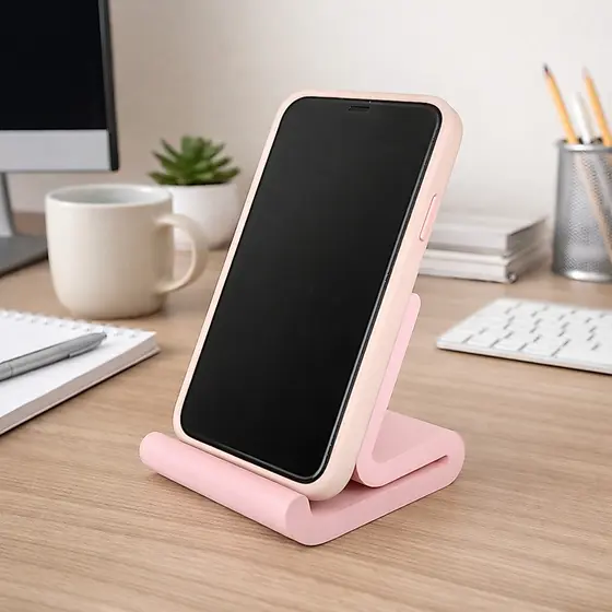 Suporte Celular Minimalista Portátil de Mesa