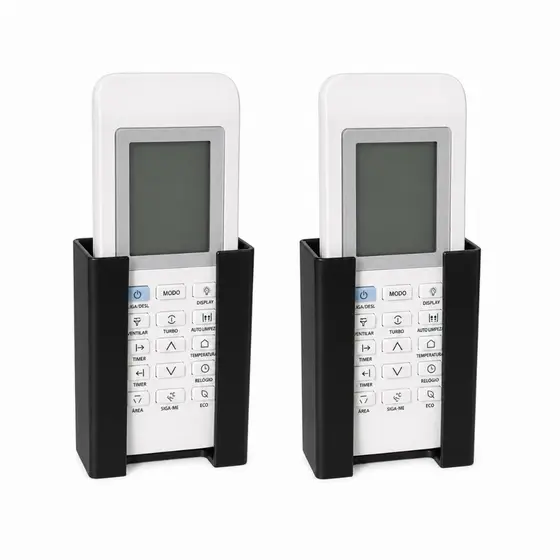 Suporte de Parede Porta Controle Ar-Condicionado, TV, Som e Ventilador Fita 3M Sem Furar
