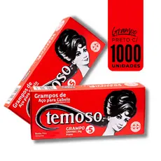 Grampo de cabelo temoso nº5 com 1000 unidades