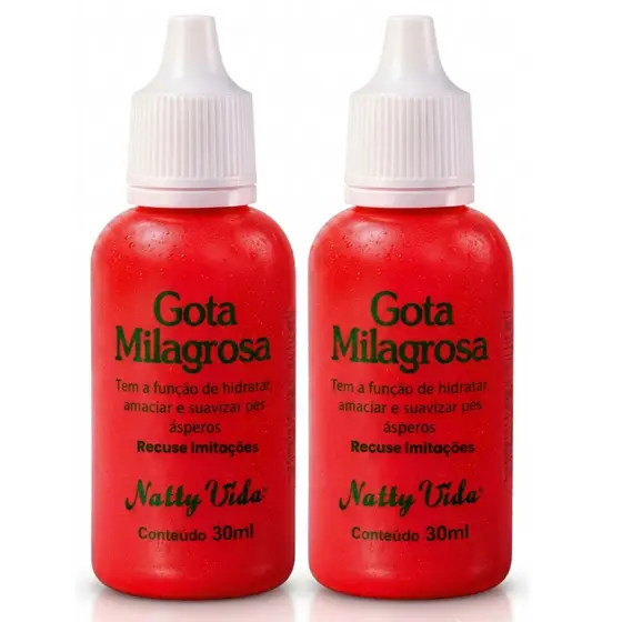 Kit 2 Gota Milagrosa Naty vida 30ml Efeito Instantâneo