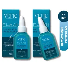 Kit 2 Remover de Cutículas Flash vefic Promocional