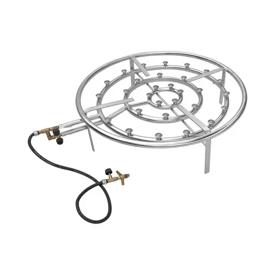 Fogareiro Alta Pressão P/ Paella 64cm Zincado 037 Papaléguas
