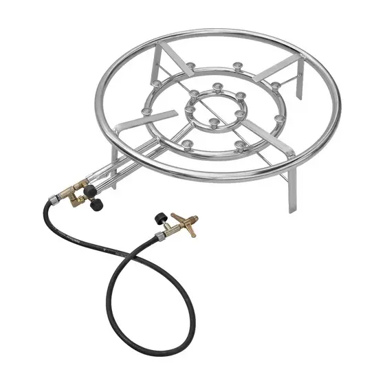 Fogareiro P/ Tacho 51cm Zincado Alta Pressão 035 Papaléguas