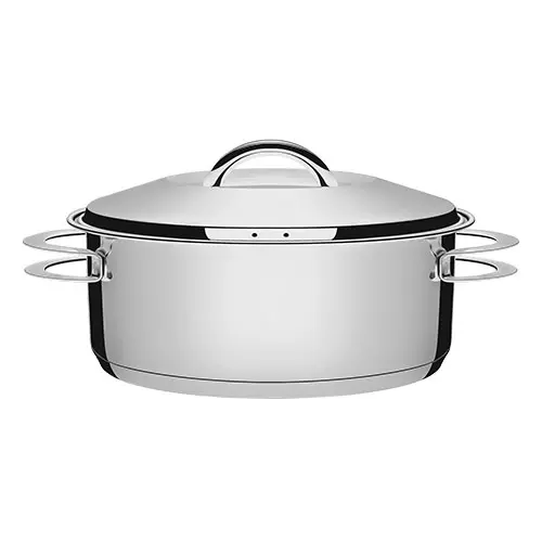 Caçarola Rasa Inox 20cm 2,90L Solar Tramontina 62503/200
