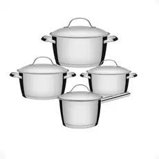 Jogo de Panelas 4 Peças Inox Fundo Triplo Allegra Tramontina