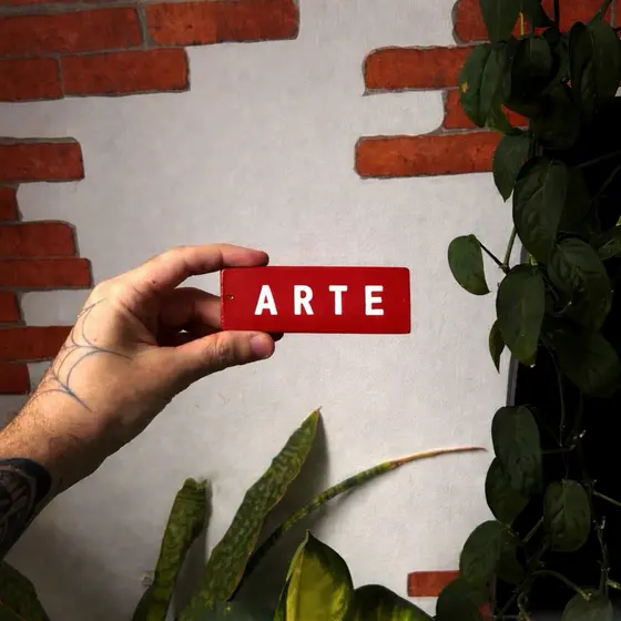 Placa decorativa artesanal personalizada para decoração de parede