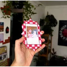 Porta retrato polaroid artesanal imã ou quadro de parede para decoração feito à mão