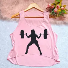 Kit com 3 unidades e uma unidade Cropeed regata feminina top roupa de academia crossfit vários modelos