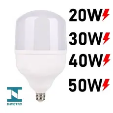 Lampada Led Bulbo 20w, 30w, 40w, 50w E27 Bivolt 6500K Branco Frio