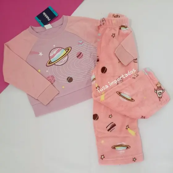 Pijama de frio infantil menina 4 anos Importado