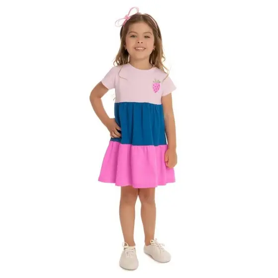 Vestido fresquinho infantil menina 1 a 3 anos