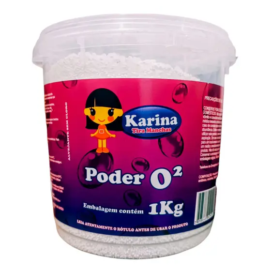 Pó Mágico Tira Manchas De Roupas Coloridas E Brancas Poder O2 Pote De 1Kg