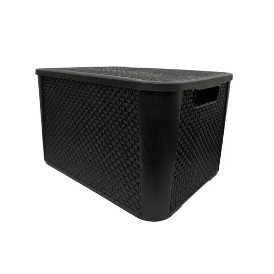 Caixa Organizadora Rattan 42 litros Organize com Estilo em Casa e Escritório
