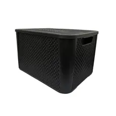 Caixa Organizadora Rattan 42 litros Organize com Estilo em Casa e Escritório
