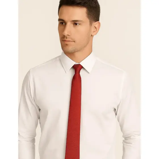 Gravata Masculina Slim Texturizada