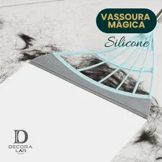 Vassoura Mágica Rodo Tira Pelo Limpa Vidro Seca Bem Silicone