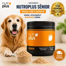 Suplemento para Cães idosos 100g Saúde, vitalidade e imunidade diária Nutroplus Sênior