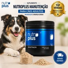 Suplemento 100g completo para Cães Adultos Manutenção Imunidade e Energia Diária Nutroplus