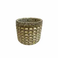 Vaso decorativo esmaltado elegance de cerâmica para orquídea e outros tipos de flores