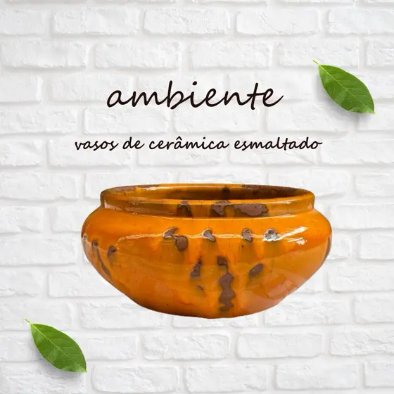 Bacia de Cerâmica Esmaltada Premium | Ideal para Decoração
