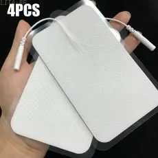Almofadas De Eletrodo 4pcs/set Extra Grande Substituição Fisioterapia Física Prática