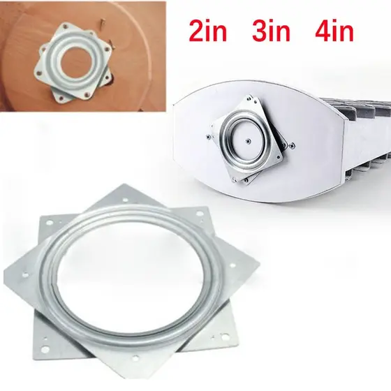 [LITA] Mesa Giratória Com Rolamento De Metal Resistente De 360 Graus