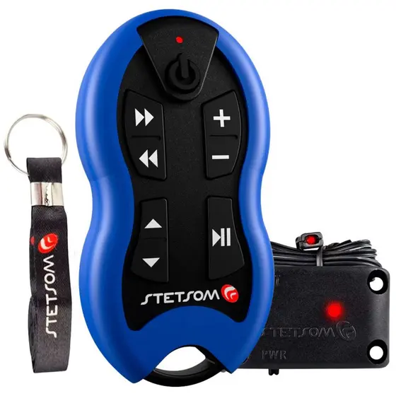 Controle Longa Distancia Modo Aprender Stetsom Sx1 Universal Sx1 8 Funções Alcance 500m Azul