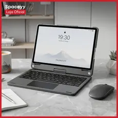 Tablet E19 EasyTech  + Acessórios Android 14 Tela 11” Bateria 8000mAh 12GB RAM 256GB WiFi5 Capa 360°