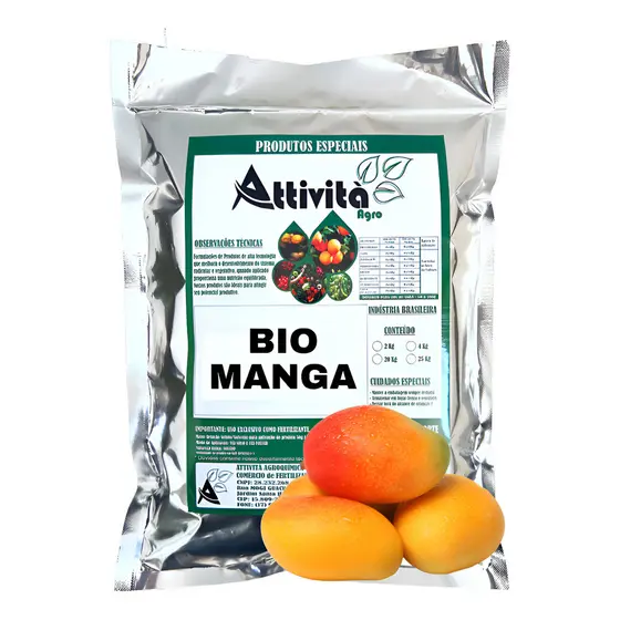 Fertilizante Pó Solúvel Especial Para Mangas 500g, 1 e 2Kg